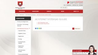 
                            6. JAE Internet System (JAE-IS) Guide - MOE