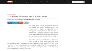 
                            8. JAFX Review: A Reputable True ECN Forex Broker - Insider ...