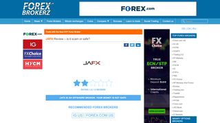 
                            2. JAFX Review – is www.jafx.com scam or safe forex broker?