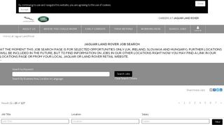 
                            1. JAGUAR LAND ROVER JOB SEARCH