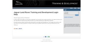 
                            6. Jaguar Land Rover Training and Development Login Help
