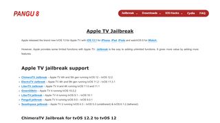 
                            4. Jailbreak Apple TV - pangu8.com