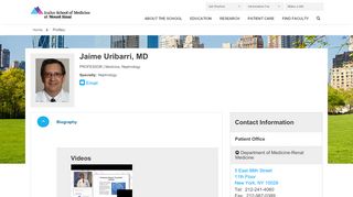 
                            8. Jaime Uribarri | Icahn School of Medicine