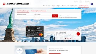 
                            3. JAL Mileage Bank(American Region) - JAPAN AIRLINES (JAL)