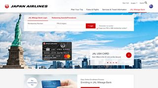 
                            5. JAL Mileage Bank(American Region) - JAPAN AIRLINES (JAL)