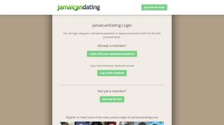 
                            1. JamaicanDating login - Sign in to JamaicanDating.com