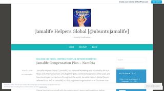 
                            3. Jamalife Compensation Plan – Namibia – Jamalife Helpers Global ...