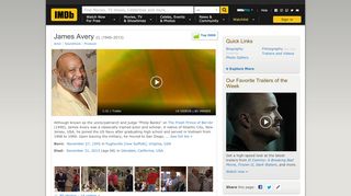 
                            3. James Avery - IMDb