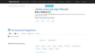 
                            3. James avery jda login Results For Websites Listing