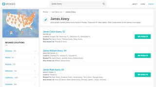 
                            9. James Avery's Phone Number, Email, Address ... - Spokeo