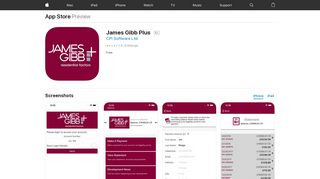 
                            6. James Gibb Plus on the App Store