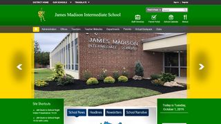 
                            5. James Madison Intermediate School / Homepage