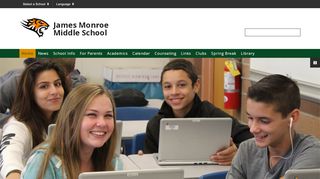 
                            5. James Monroe Middle School: Home