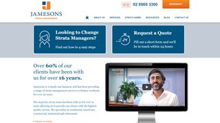 
                            1. Jamesons Strata Managers: Strata Management Sydney
