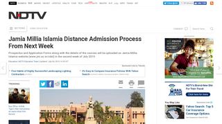 
                            7. Jamia Millia Islamia (JMI) Distance Admission 2019 @ Jmi ...