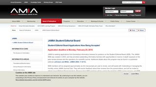 
                            8. JAMIA Student Editorial Board | AMIA