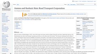 
                            7. Jammu and Kashmir State Road Transport Corporation ...