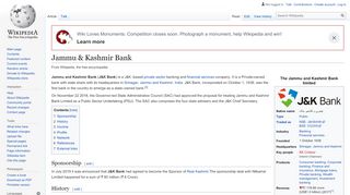 
                            5. Jammu & Kashmir Bank - Wikipedia
