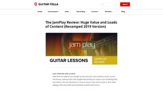 
                            9. JamPlay Review: Huge Value and Lots of Content (2019 Update)
