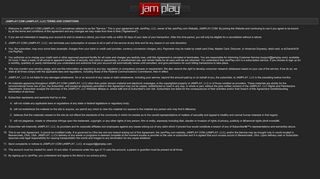 
                            6. JamPlay.com Terms and Conditions