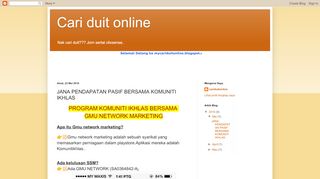 
                            5. JANA PENDAPATAN PASIF BERSAMA KOMUNITI IKHLAS