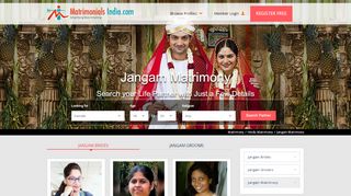 
                            8. Jangam Matrimony - MatrimonialsIndia
