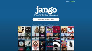 
                            3. Jango: Free Music Online - Internet Radio