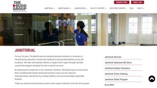 
                            6. Janitorial - The Budd Group