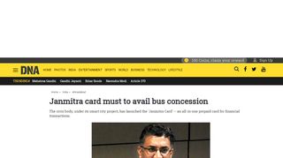 
                            9. Janmitra card must to avail bus concession - dnaindia.com