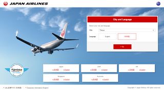 
                            11. JAPAN AIRLINES Worldwide Sites