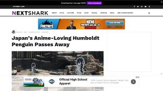 
                            6. Japan's Anime-Loving Humboldt Penguin Passes Away