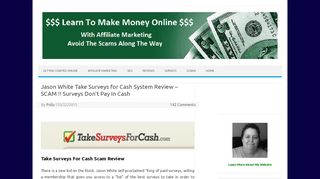
                            6. Jason White Take Surveys for Cash System Review – SCAM ...