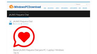 
                            6. JAUMO Paquera Chat Para PC (janelas 7, 8, 10, XP) Download ...