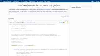 
                            7. Java Code Examples com.vaadin.ui.LoginForm