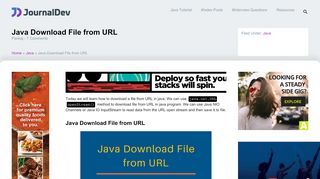 
                            4. Java Download File from URL - JournalDev