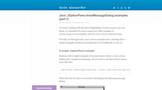 
                            9. Java: JOptionPane showMessageDialog examples …