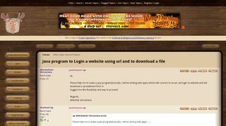 
                            2. Java program to Login a website using url and to download a file