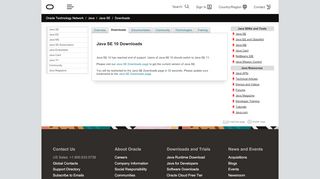 
                            8. Java SE Runtime Environment 10 - Downloads