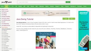 
                            5. Java Swing Tutorial - javatpoint