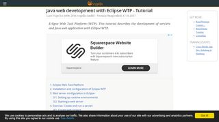 
                            8. Java web development with Eclipse WTP - Tutorial