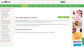 
                            8. Java Web Services Tutorial - javatpoint