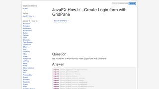 
                            3. JavaFX How to - Create Login form with GridPane