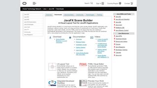 
                            2. JavaFX Scene Builder Information - Oracle