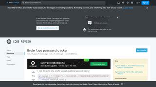 
                            8. javascript - Brute force password cracker - Code Review ...