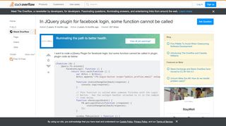 
                            6. javascript - In JQuery plugin for facebook login, some ...