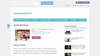 
                            8. Javita Reviews - Legit or Scam? - Reviewopedia.com