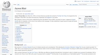 
                            7. Jayson Blair - Wikipedia