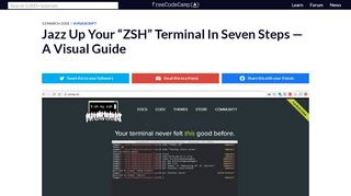 
                            5. Jazz Up Your “ZSH” Terminal In Seven Steps — A Visual Guide