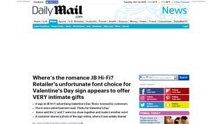 
                            8. JB Hi-Fi advertisement for Valentine's Day goes viral after ...