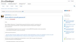 
                            1. Jboss admin console password |JBoss Developer